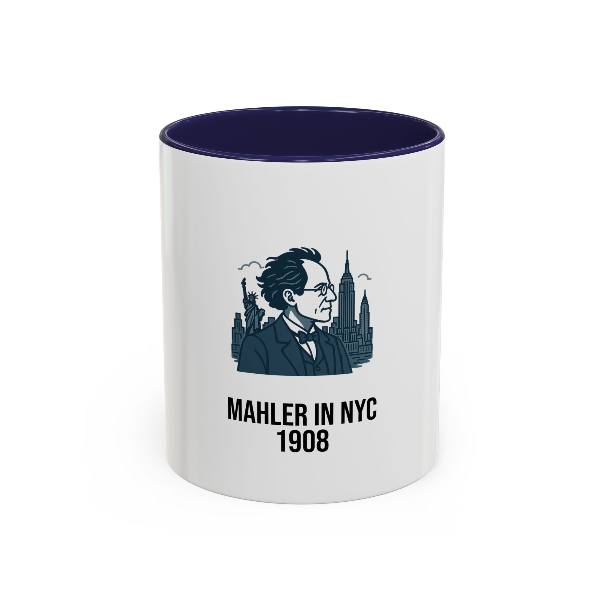 Mahler in NYC 1908 Mug